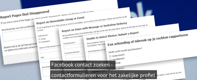 facebook contact zoeken
