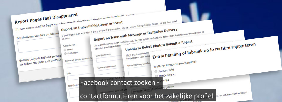 facebook contact zoeken