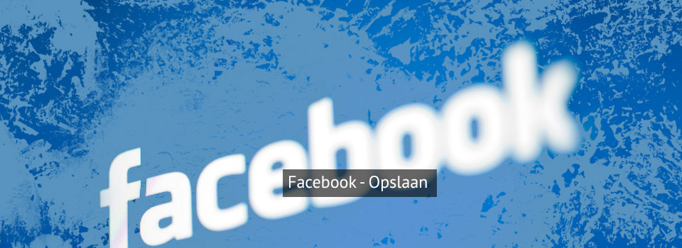 facebook berichten bewaren