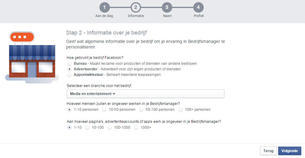 Facebook bedrijfsmanager Facebook Businessmanager