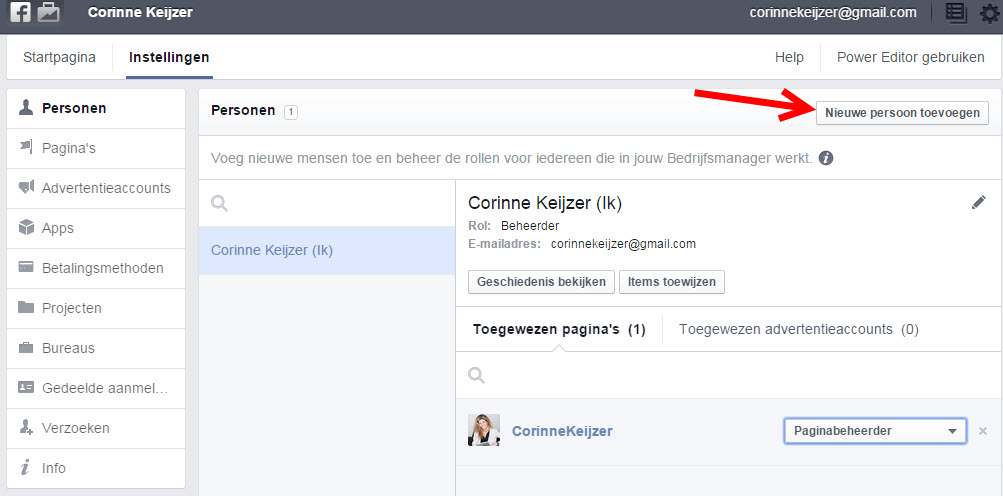 Facebook Bedrijfsmanager Facebook Businessmanager