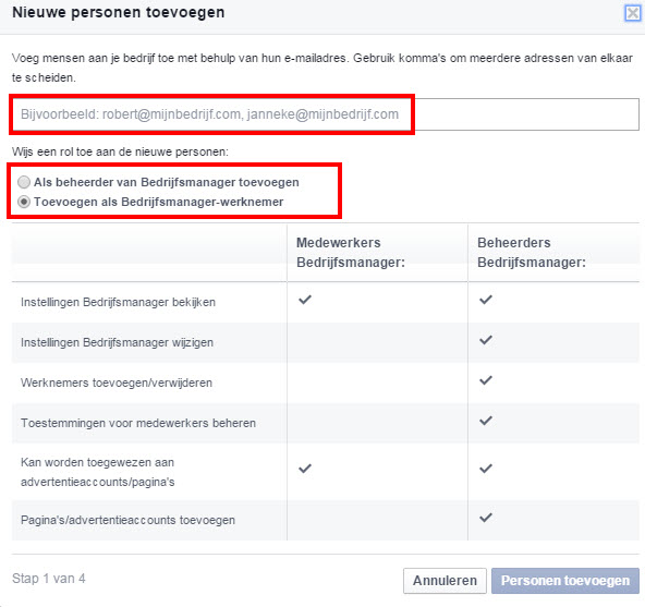 Facebook bedrijfsmanager Facebook Businessmanager