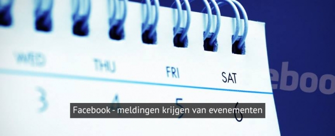 Facebook abonnement evenementen