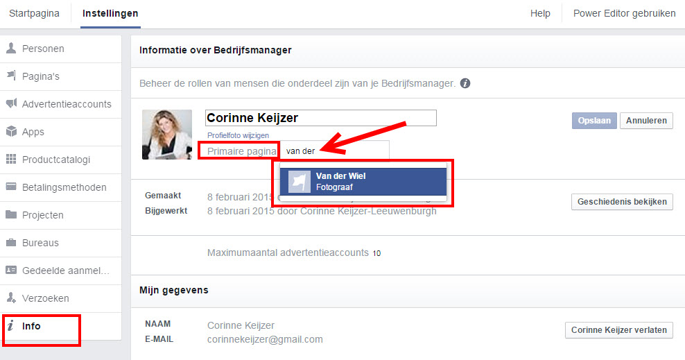 Hoe verwijder ik bedrijfsmanager Businessmanager verwijderen