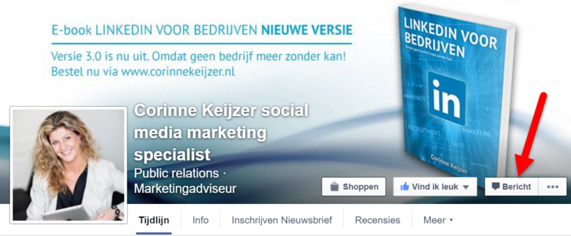 automatisch antwoord bij privéberichten afwezigheidsassistent Facebook