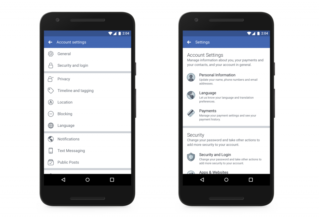 nieuwe privacy instellingen van facebook
