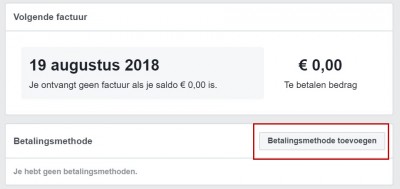 Facebook advertentiebeheer opzetten - stap 9 Facebook advertentiebeheer opzetten - stap 09