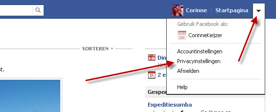 hoe stel je privacy in facebook
