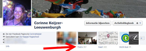 foto's afschermen facebook