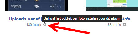 foto's afschermen facebook