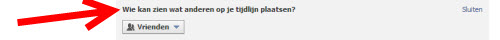 tags instellingen facebook