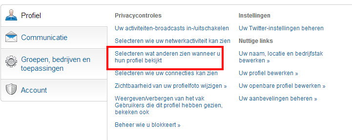 hoe blokkeer ik iemand op linkedin