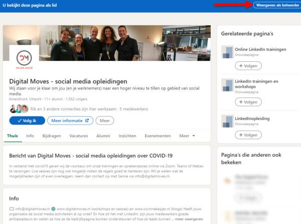 linkedin zakelijk account