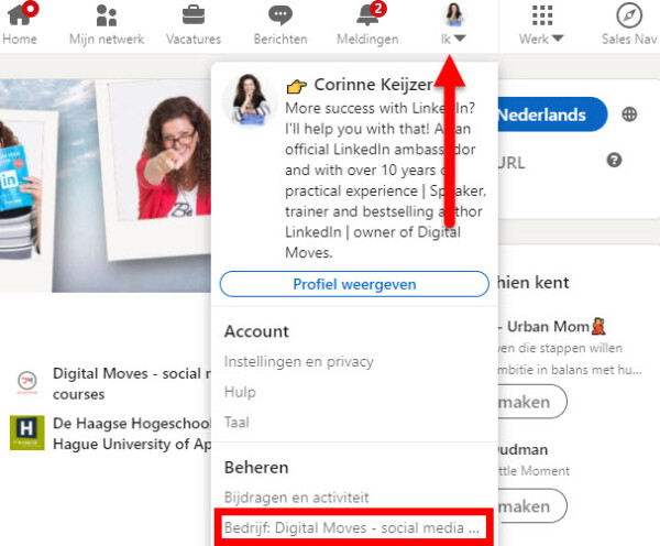 LinkedIn bedrijfspagina maken