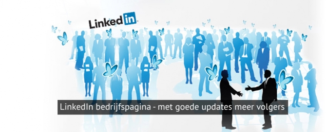 Linkedin bedrijfspagina updates