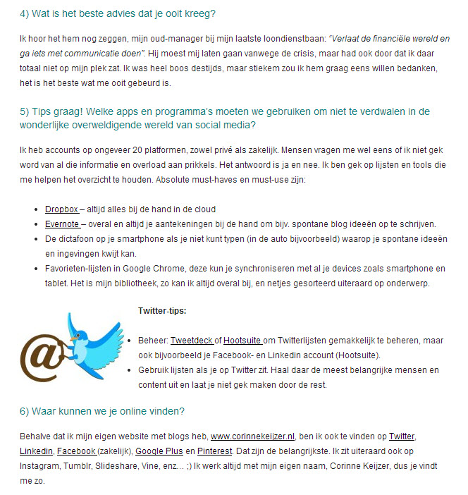 social media specialist