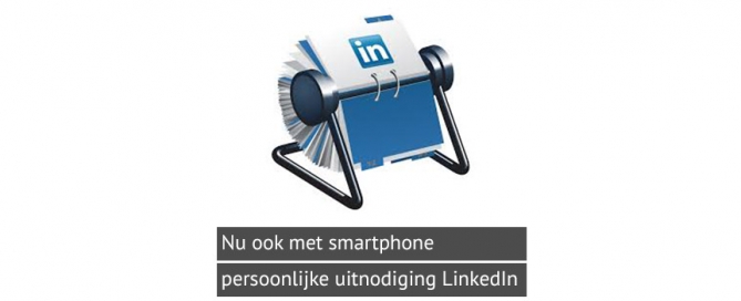 op telefoon iemand uitnodigen linkedin