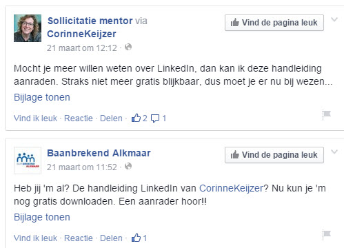 LinkedIn handleiding Corinne Keijzer