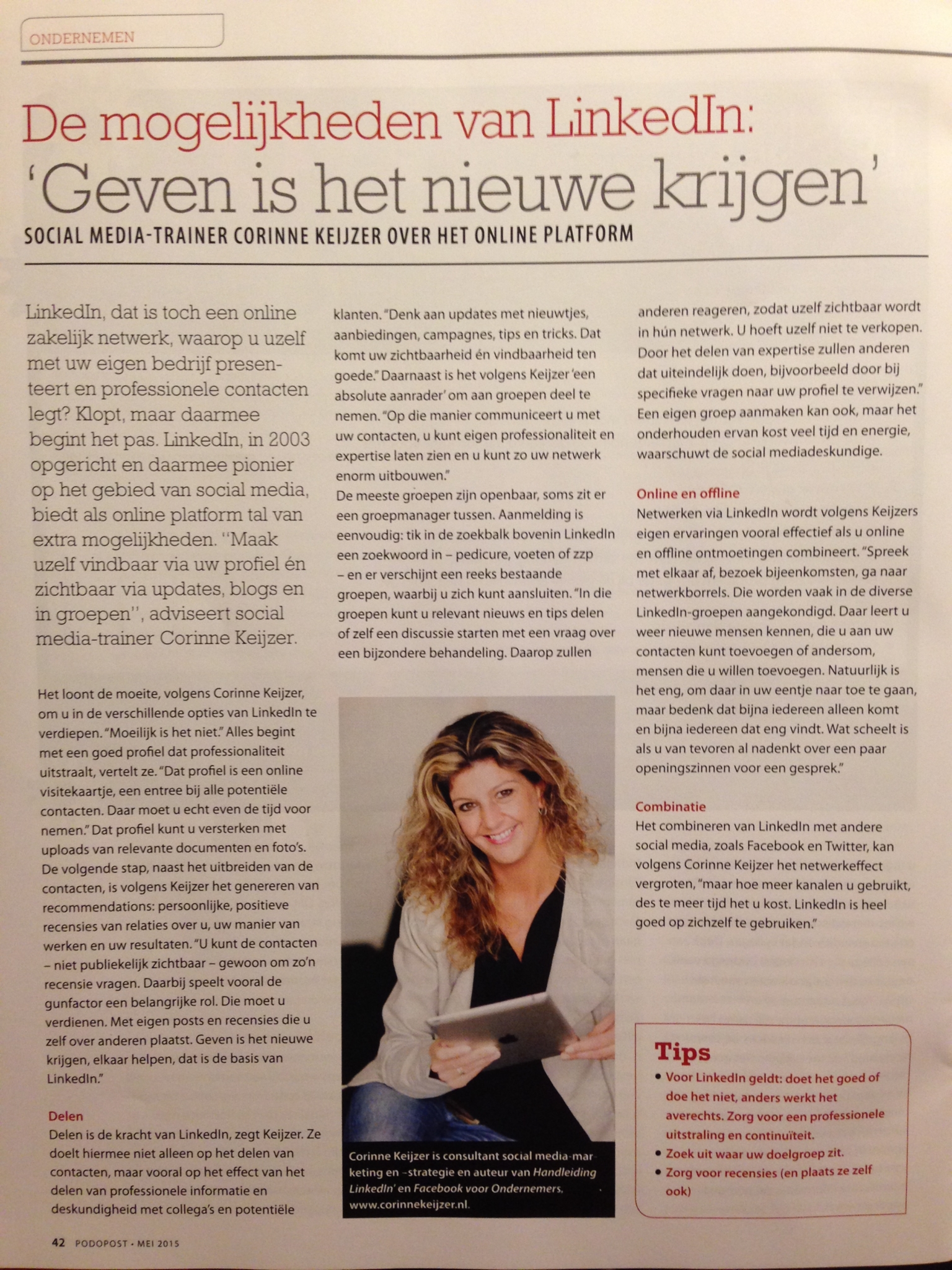 Interview LinkedIn expert Corinne Keijzer