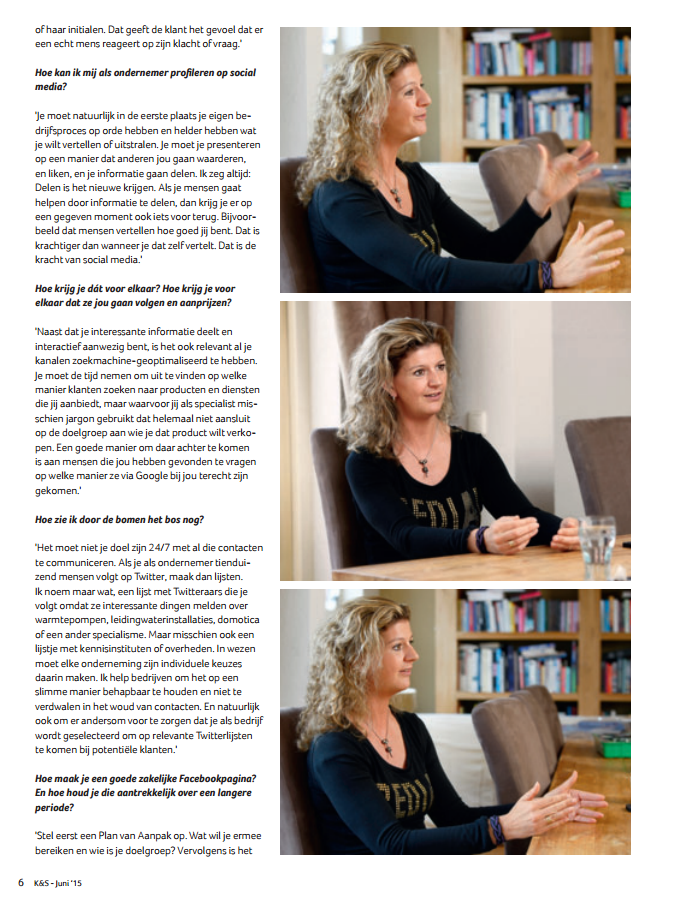 K&S interview social media specialist Corinne Keijzer