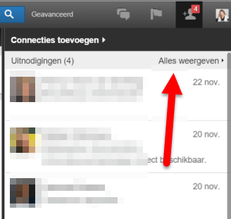 email contacten importeren linkedin
