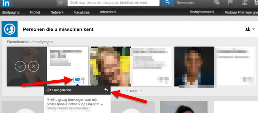 email contacten importeren linkedin