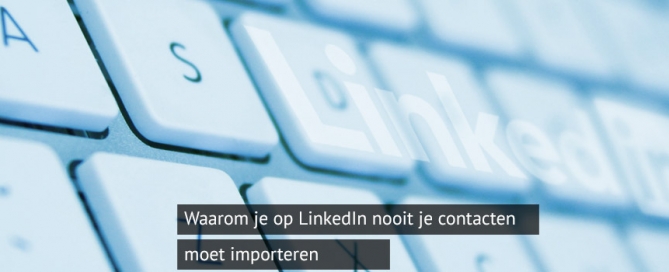 email contacten importeren linkedin