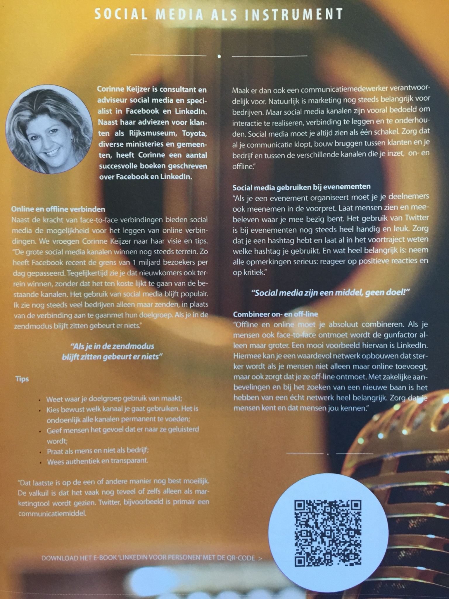 social media evenementen