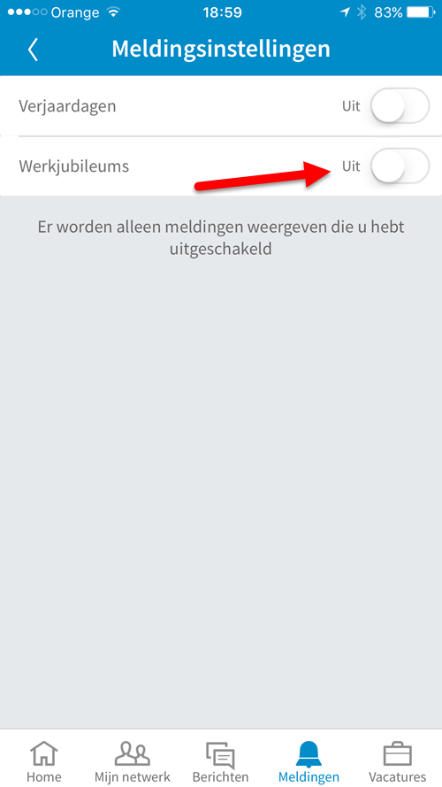 Hoe zet ik meldingen uit op LinkedIn