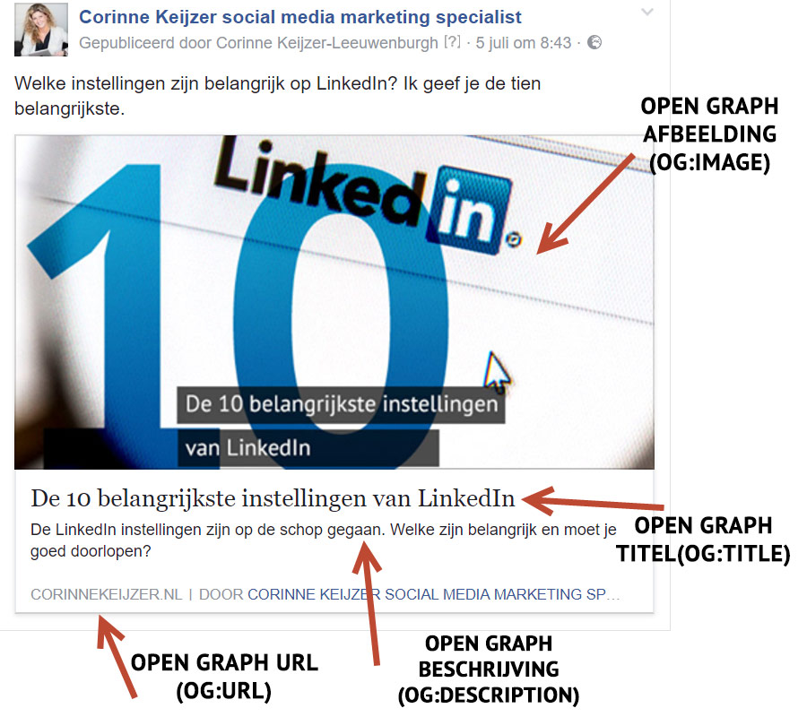 Wat zijn Open Graph tags