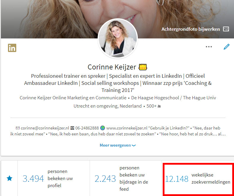 hoe vinden mensen mij op linkedin