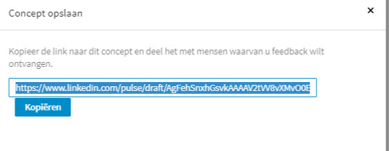 blog laten checken linkedin