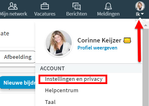 privacy linkedin
