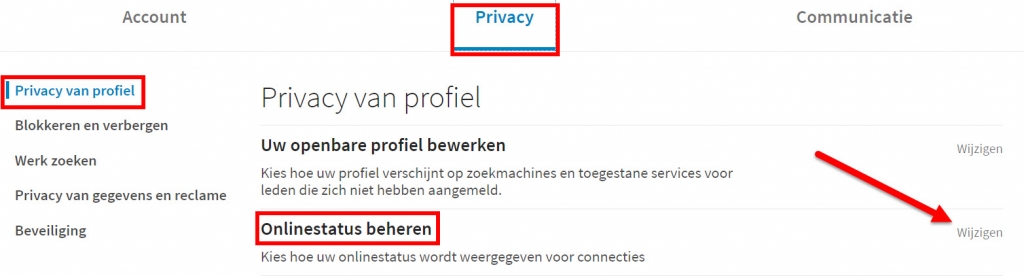 privacy linkedin