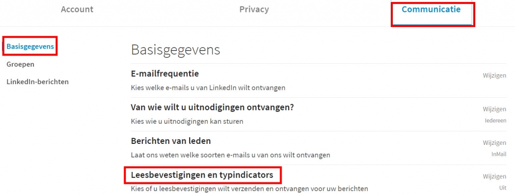 privacy linkedin