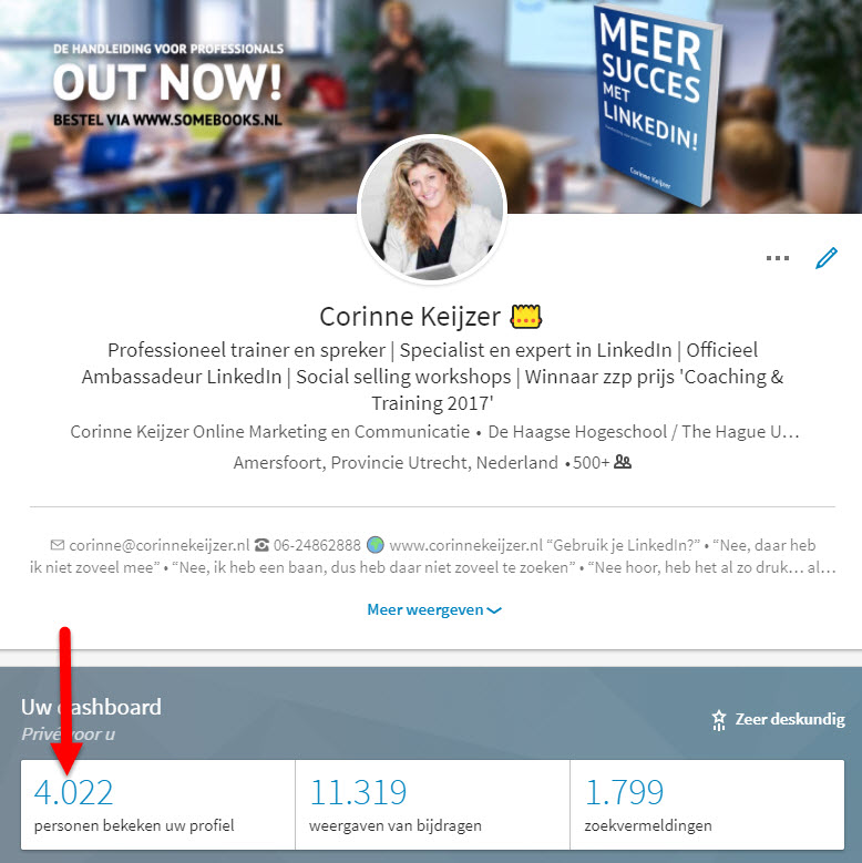 linkedin profiel bekeken