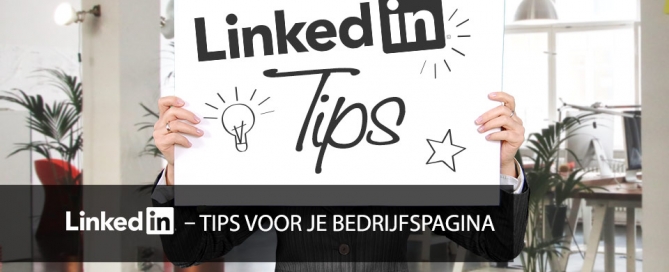 LinkedIn tips bedrijfsprofiel linkedIn