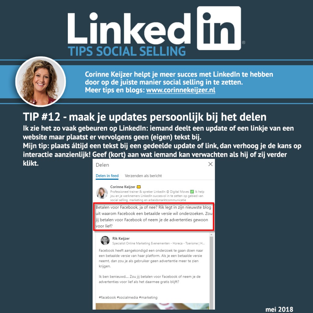 tips updates linkedIn