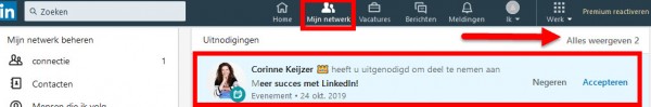 LinkedIn evenement aanmaken