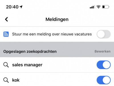 Werk zoeken met facebook vacatures