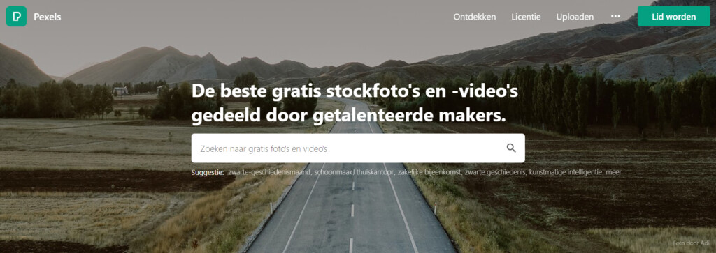 De beste gratis websites voor stockfoto's: pexels
