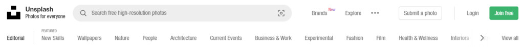 De beste gratis websites voor stockfoto's: unsplash