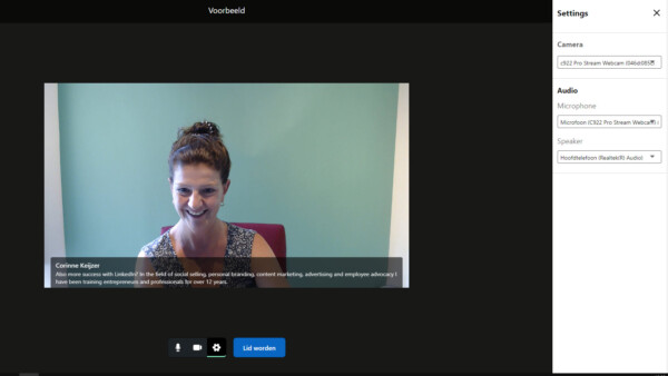 videobellen linkedin